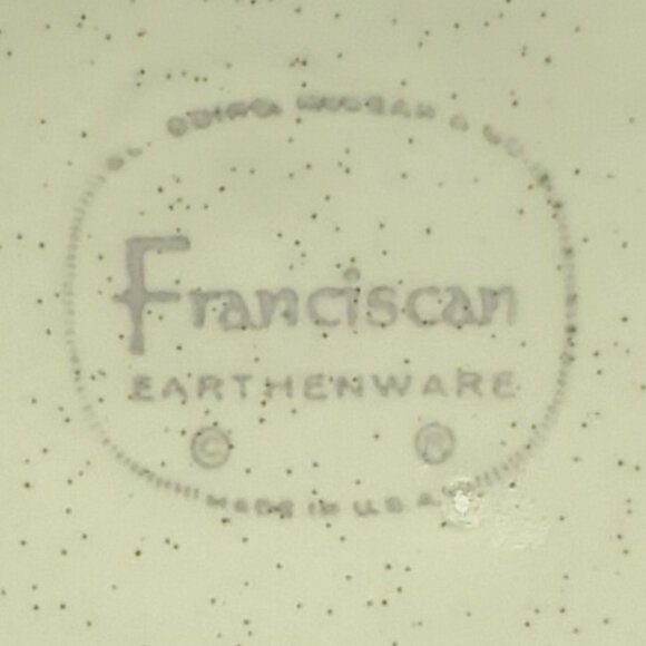 Franciscan Autumn Leaves Bread Plates Speckled Leaf Pattern Dessert Plates - Picture 5 of 5